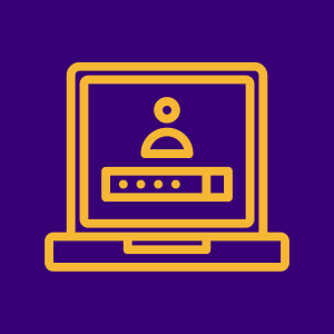 Login icon representing user authentication or login process.